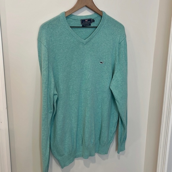 Vineyard Vines Lightweight Cotton Cashmere Blend Sweater Size Large - Picture 1 of 5